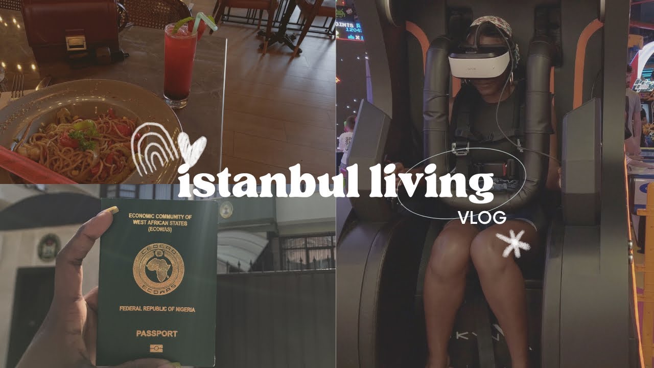 VLOG: Istanbul living ep#6 | I finally got my passport | Gym workout | A scary virtual game