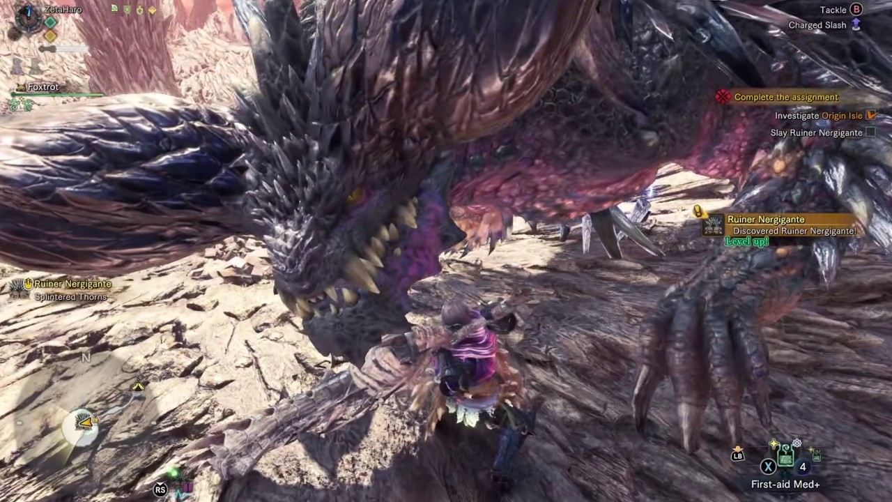 MHW - First Time to beat Ruiner Nergigante