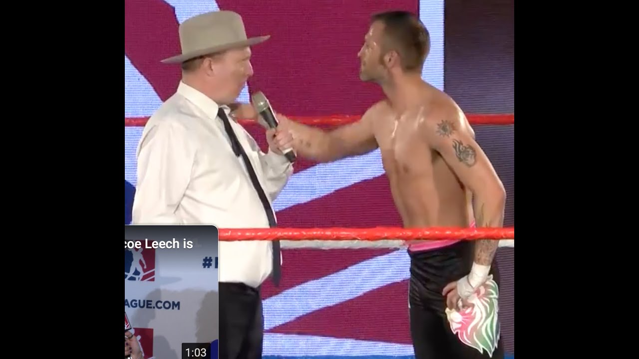 NWL KC   Show 007   Roscoe saves Jeremy Wyatt from Skyler Beckett & Buddy Shepard with first stunner