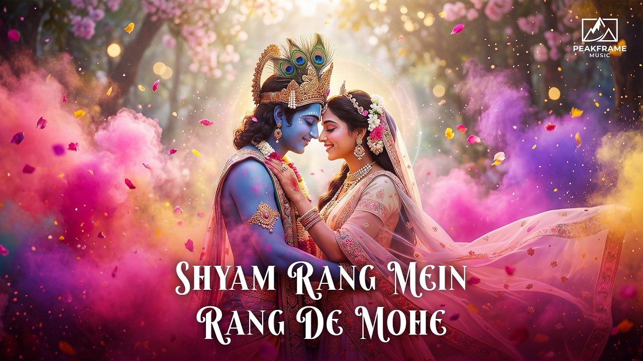 Shyam Rang Mein Rang De Mohe | Radha Krishna Holi | Cinematic Devotional Song
