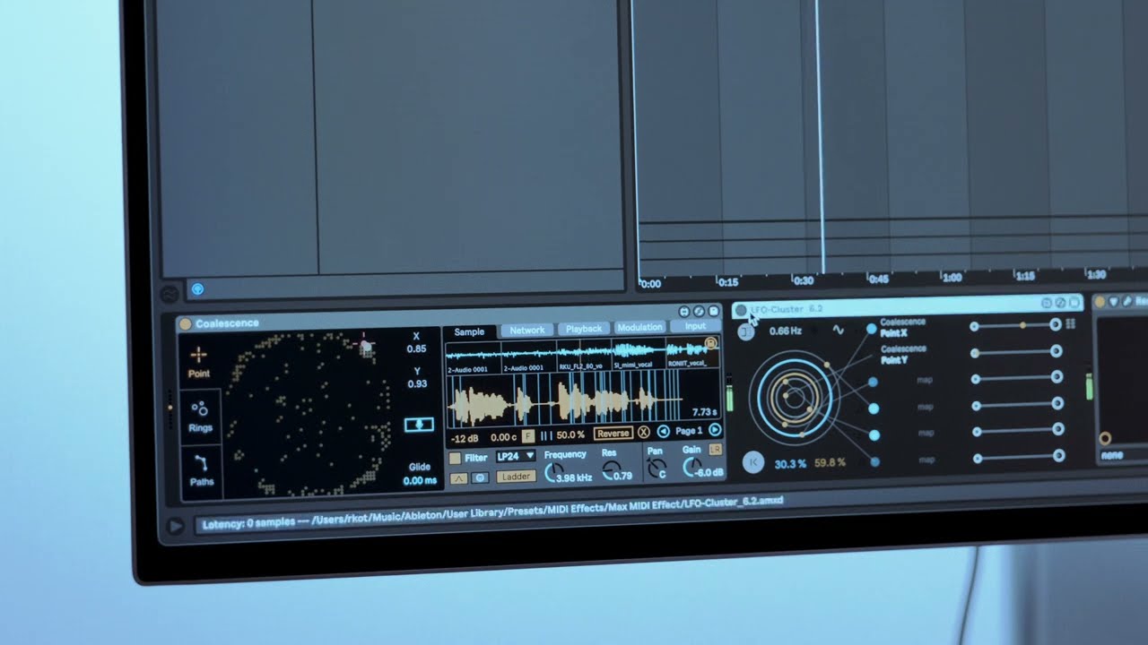 Coalescence / Max for Live plugin by Dillon Bastan