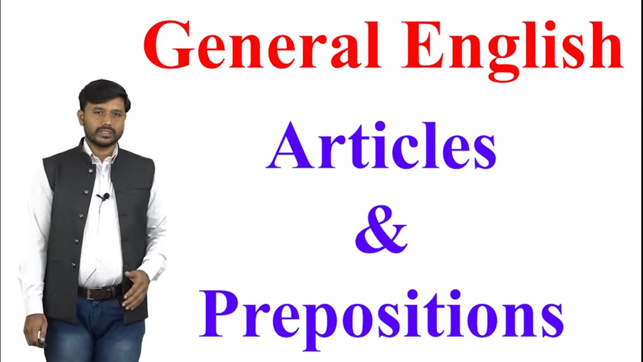 General English | Articles & Prepositions | Useful for SSC  and other Exams @Vijayi Bhava