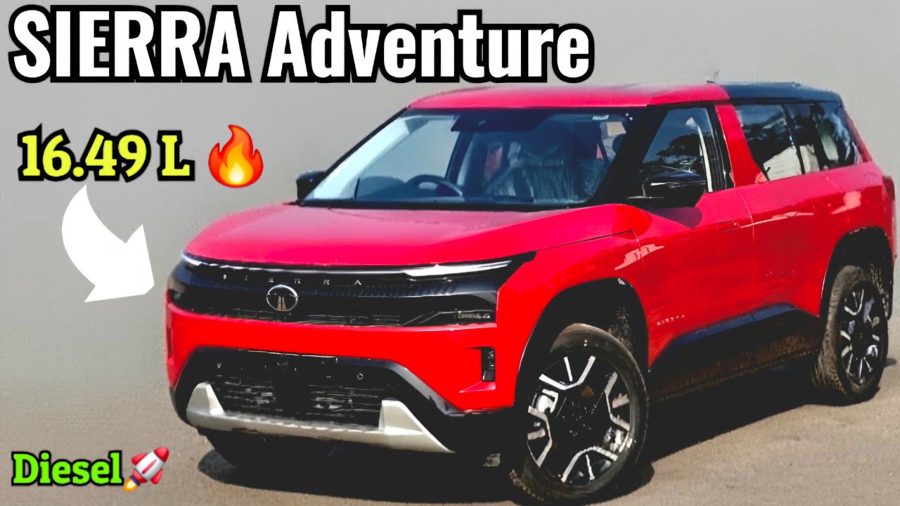 Tata SIERRA ADVENTURE Review ❤️ SIERRA VFM Variant 🔥 Sierra Diesel MT 💪 #sierra #sierraadventure