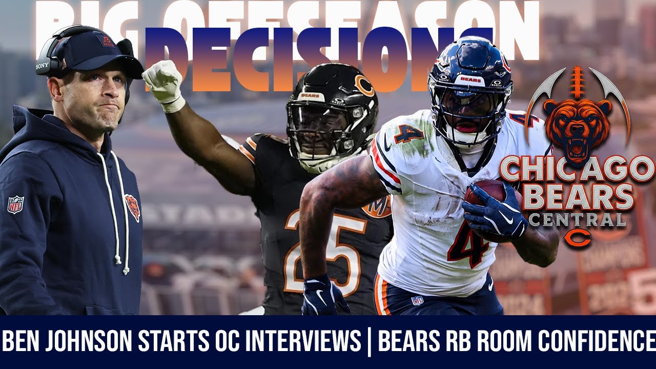 Bears OC Search HEATS UP + How Good Is the RB Room REALLY in 2026? 👀🐻⬇️