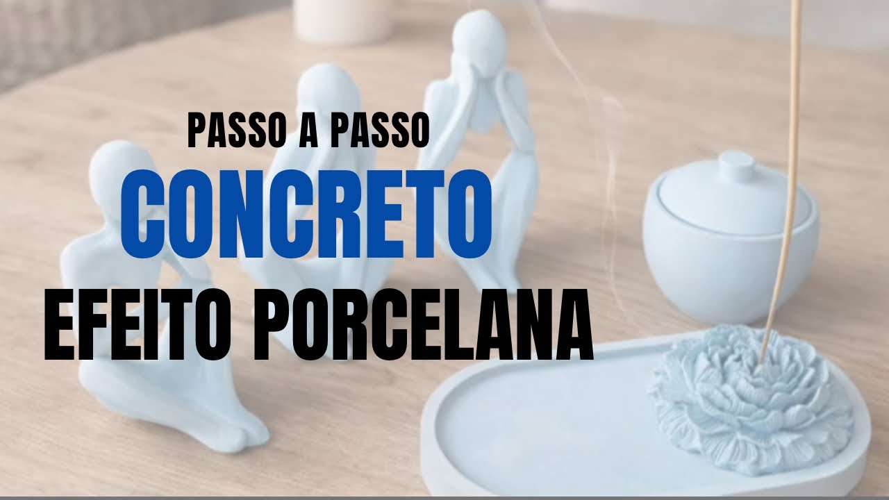 Transformando #concreto  em #porcelana  ✨ Peças Decorativas que Encantam