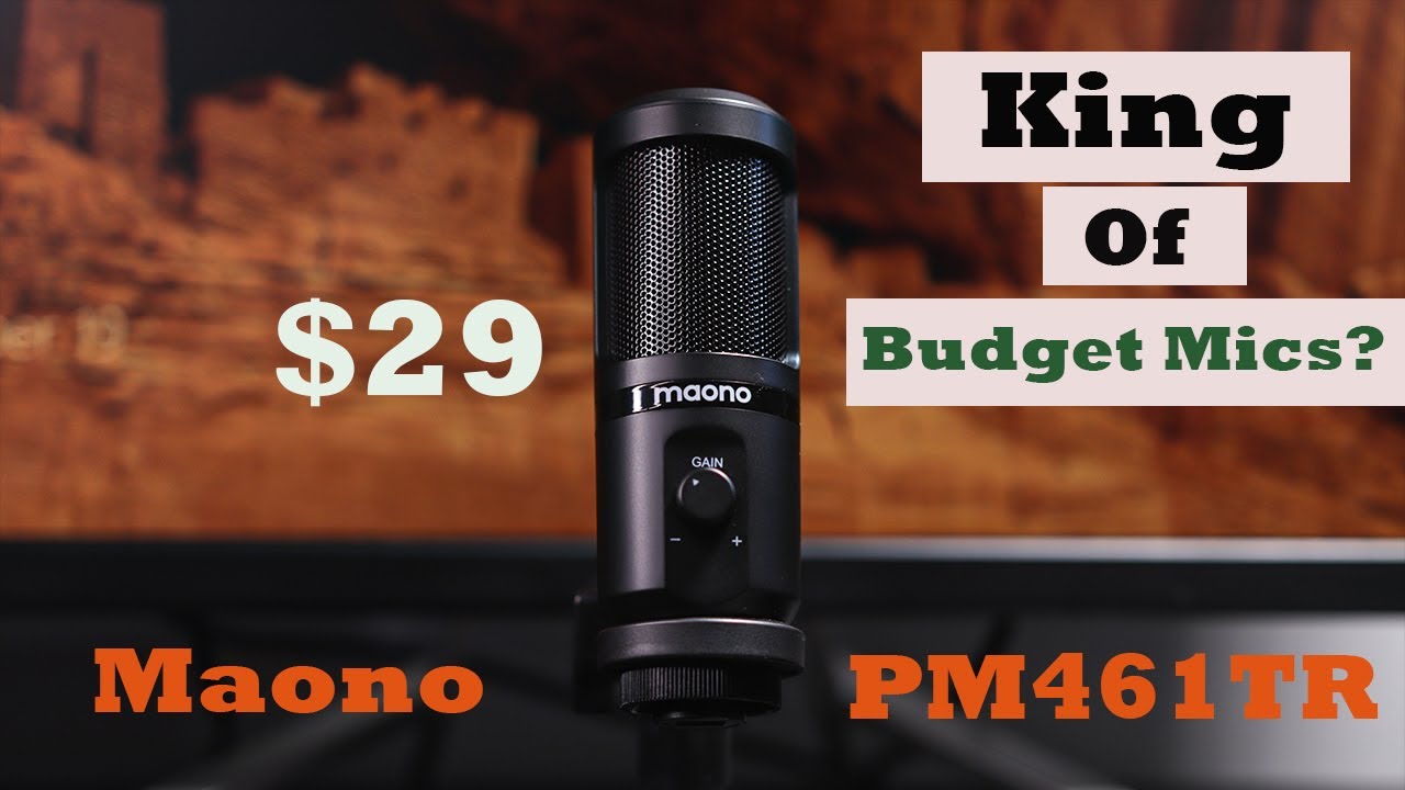 Обзор и распаковка USB-микрофона Maono PM461TR. Король бюджетных микрофонов?