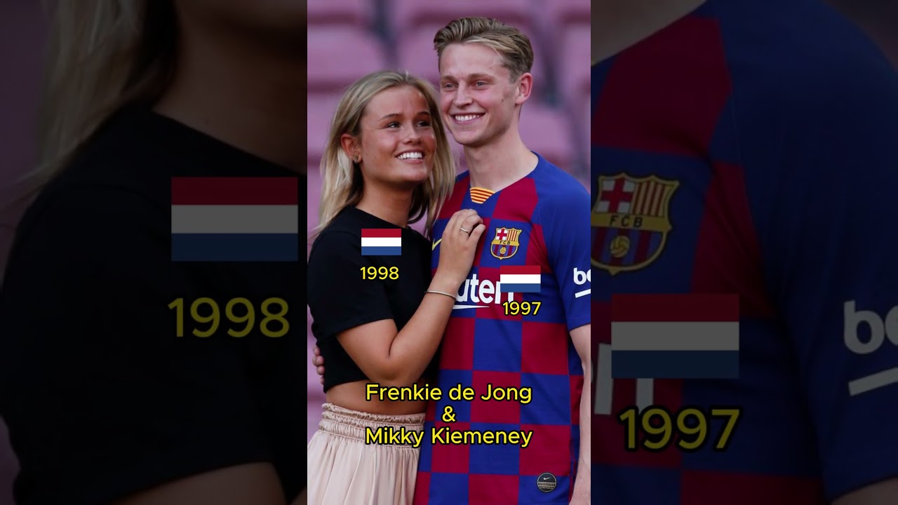 FC Barcelona Girlfriends and Wives 😍💜 #barcelona #viral #lewandowski #dejong