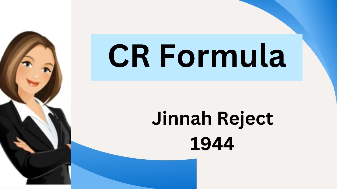 CR Formula| CR formula 1944 in Urdu| Pak Studies| CSS PMS WITH AMNA