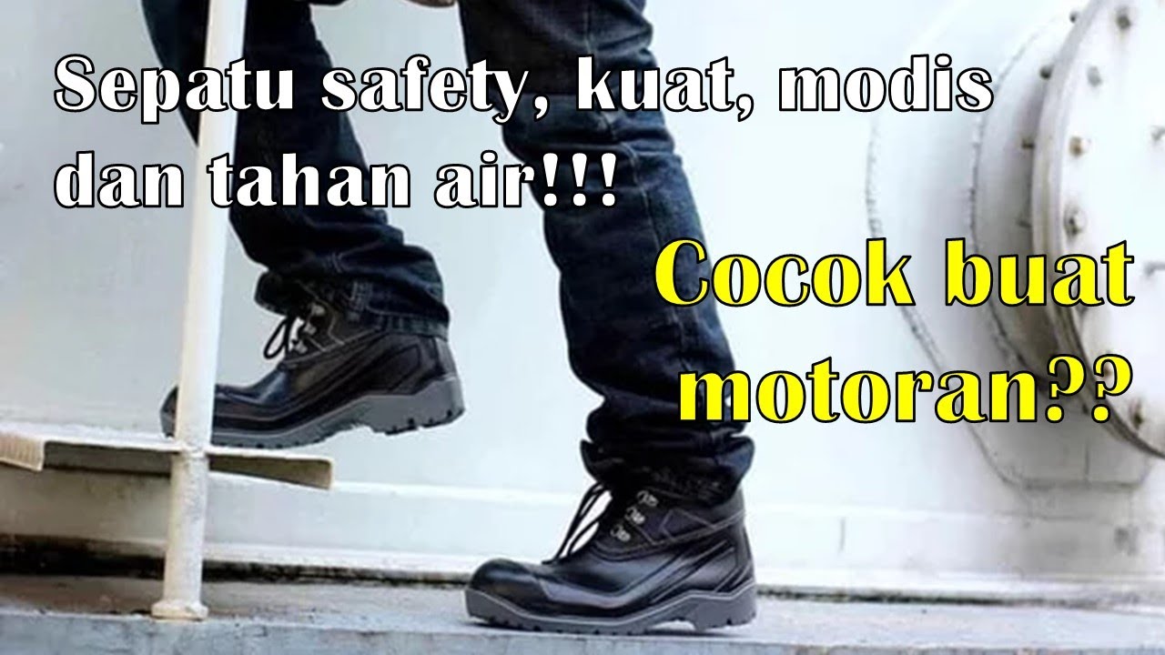 AP Boot AP Max | Sepatu safety anti air | sepatu motor