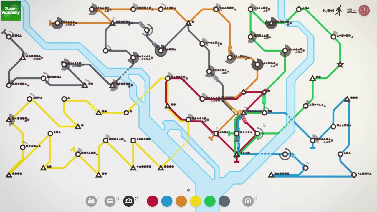 Mini Metro 迷你地鐵 | Washington 5539 | World Rank#83