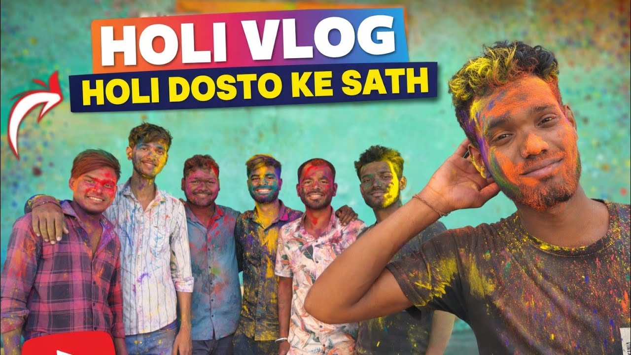 Holi Vlog 2026 | Holi Dosto Ke Sath Full Masti 🎨🔥