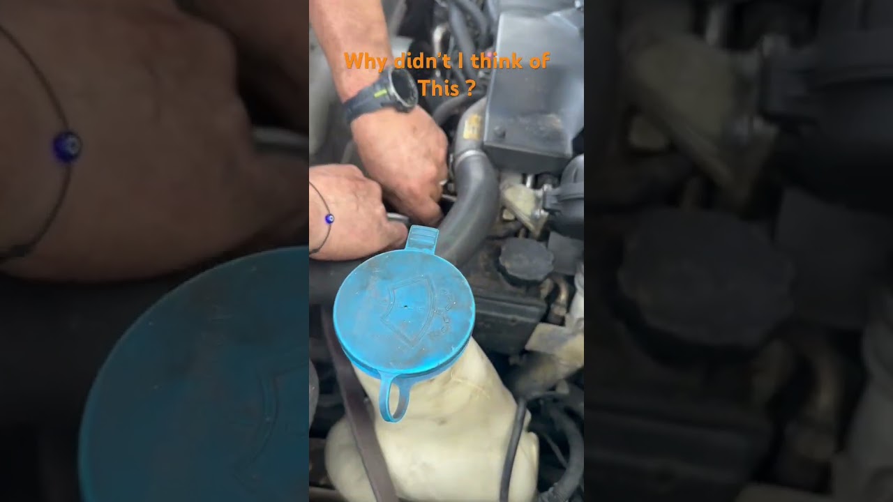 Awesome stuck oil filter trick