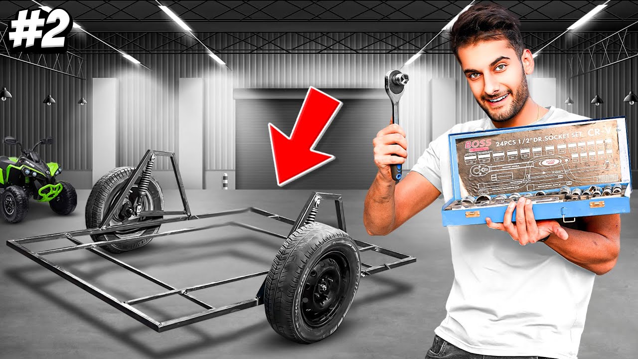 حالا مثل دمبه نرمه 😂 مراحل ساخت تریلی ۲۰۶😈| Car towing