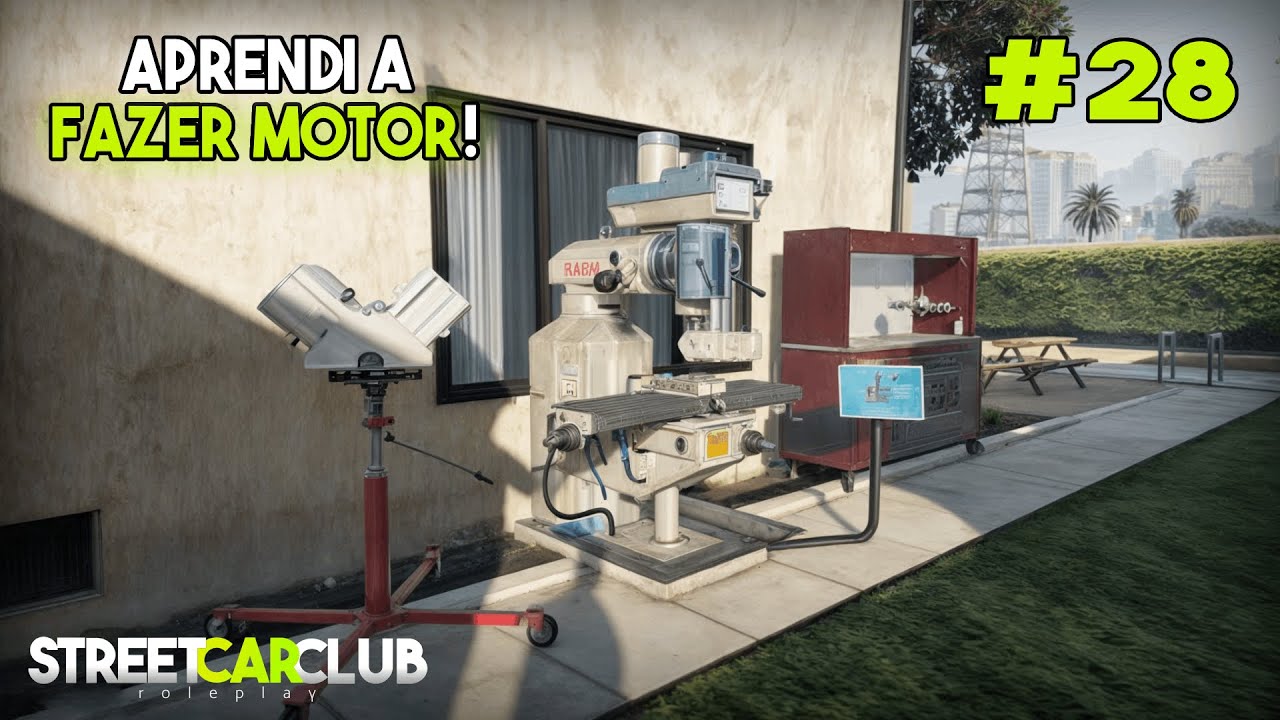 Aprendi a fazer MOTOR no GTA RP! Fiz minha primeira PEÇA! Street Car Club RP #28