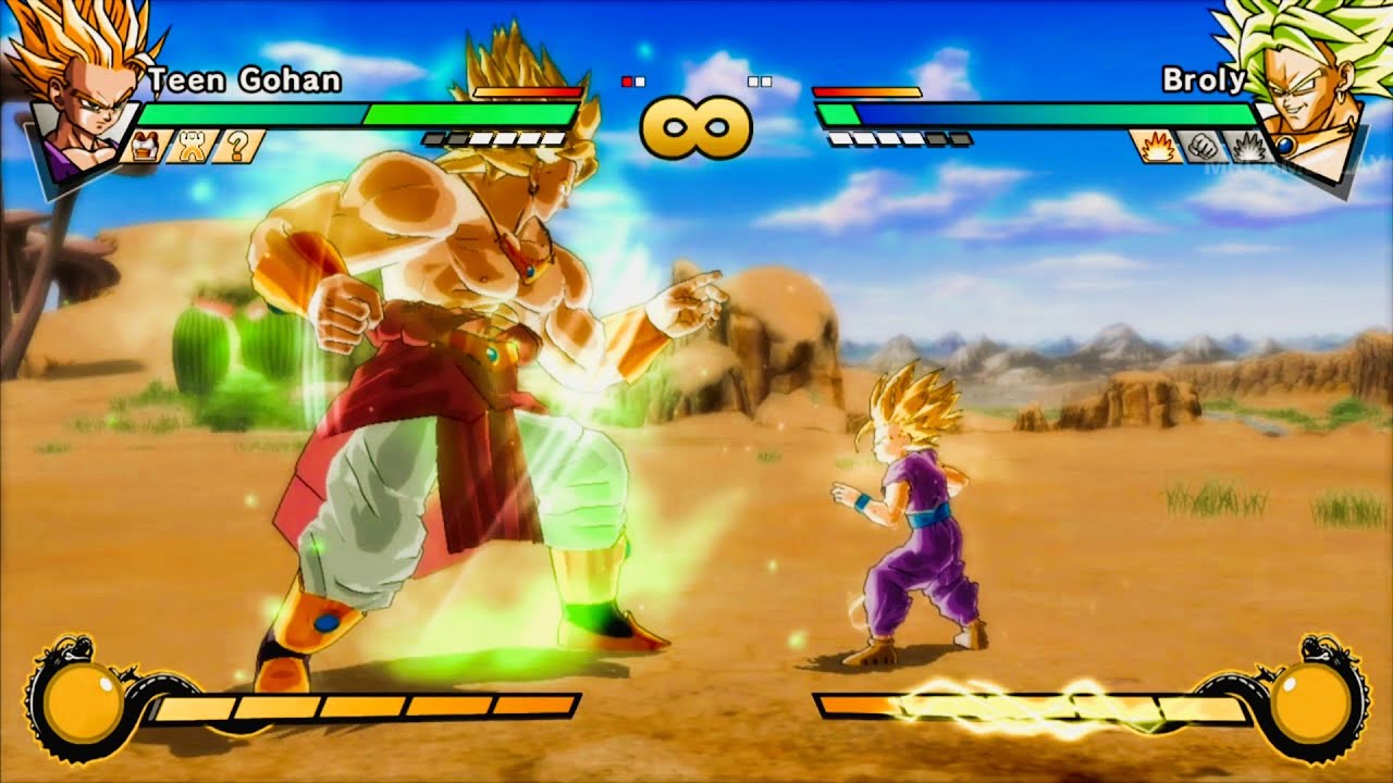Dragon Ball Z Burst Limit Gohan ssj vs Broly HARDEST LEVEL BEST FIGHT