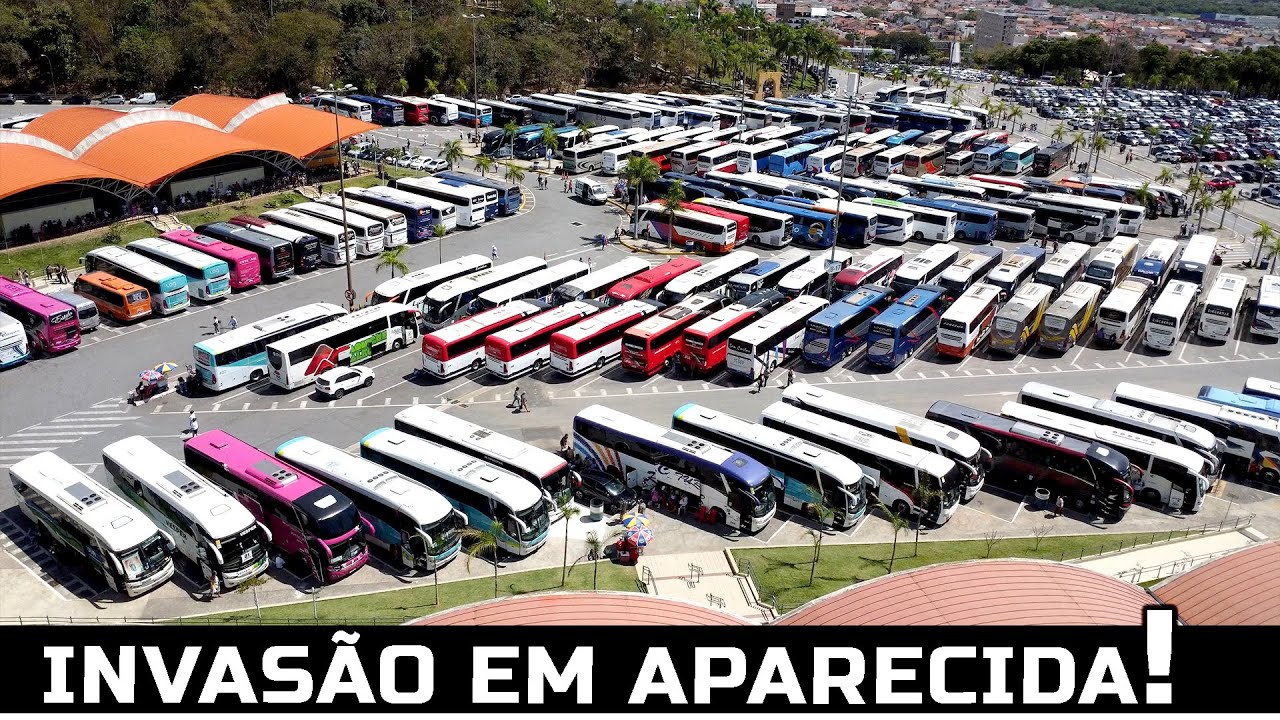 APARECIDA FOI INVADIDA!! CENTENAS DE ÔNIBUS PARA VER NOSSA SENHORA (PARTE 1)