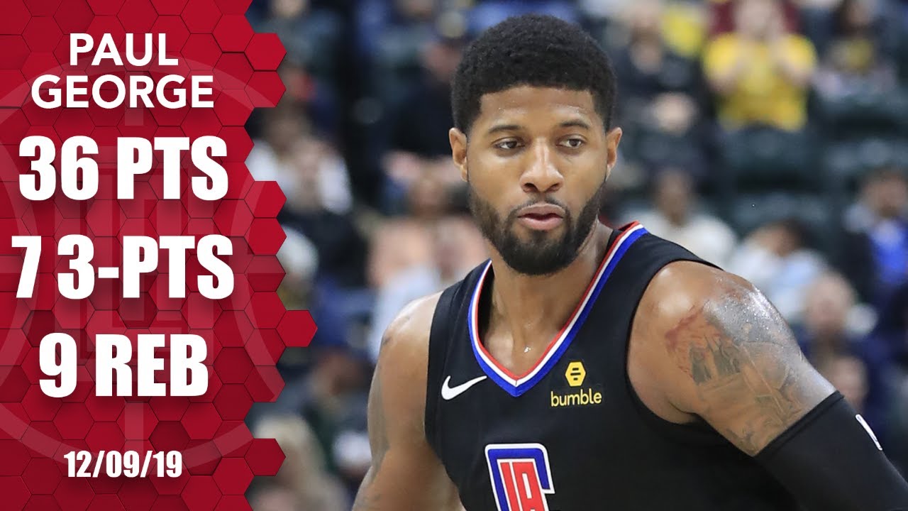 Пол Джордж подавляет освистывание и набирает 36 очков против «Пэйсерс» | Лучшие моменты НБА 2019-20