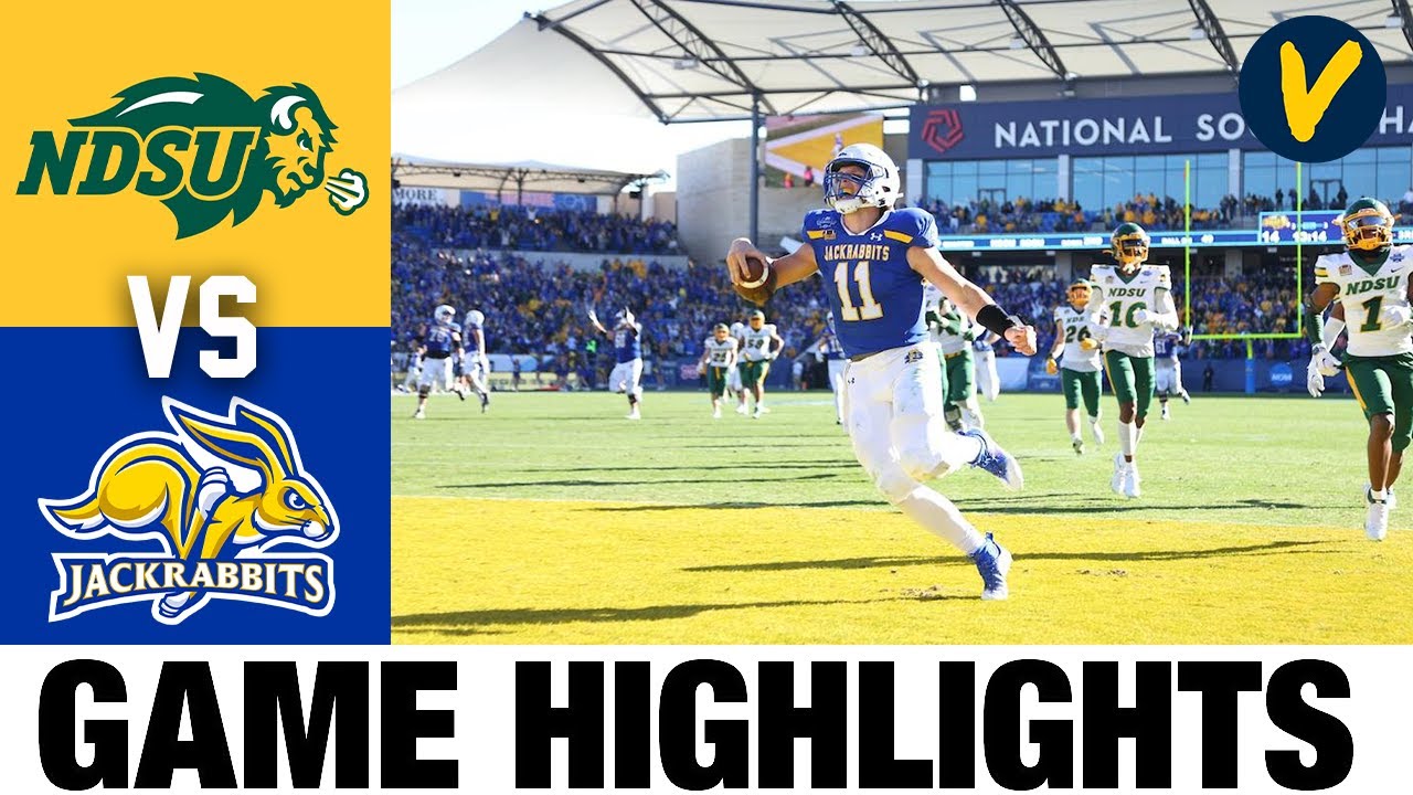 North Dakota State vs South Dakota State | FCS Championship | 2023 College Football Highlights