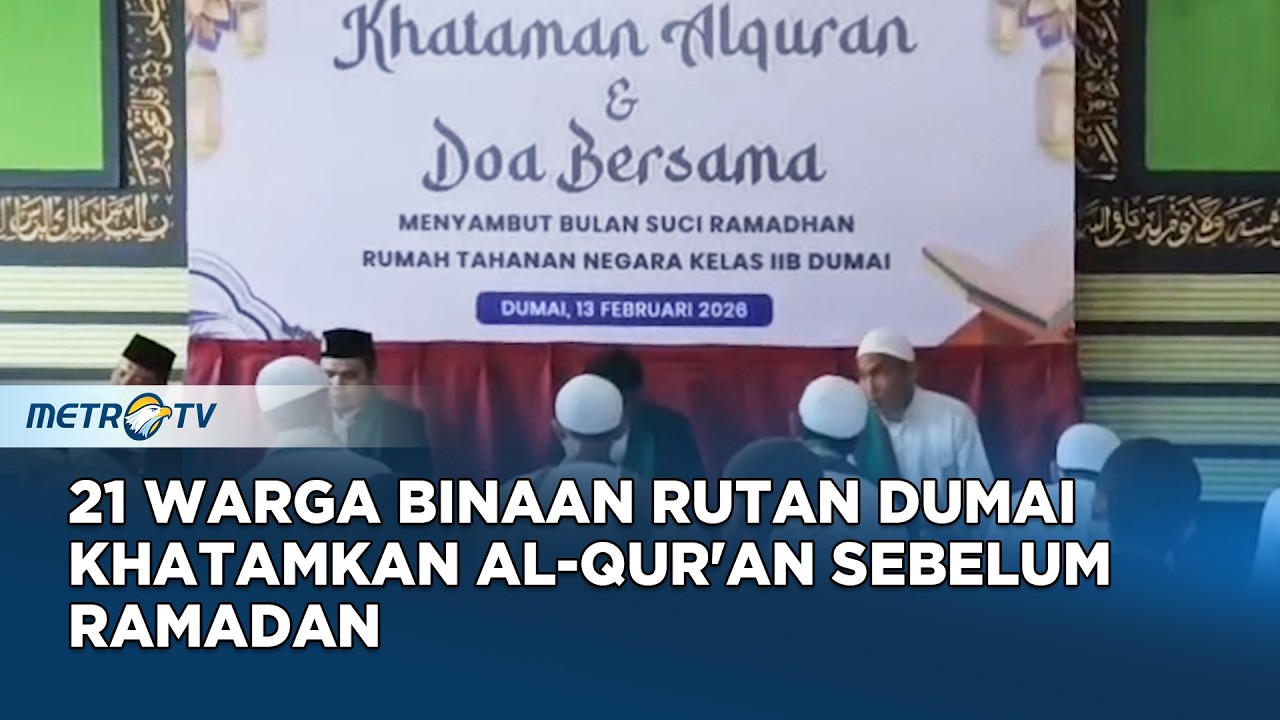 Rutan Dumai Gelar Khatam Al-Qur'an Sambut Ramadan 1447 H