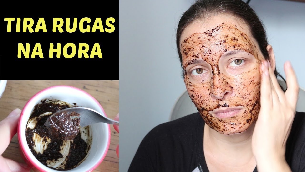 TIRA RUGAS E Limpa a Pele Ovo e Café Use 2x na semana