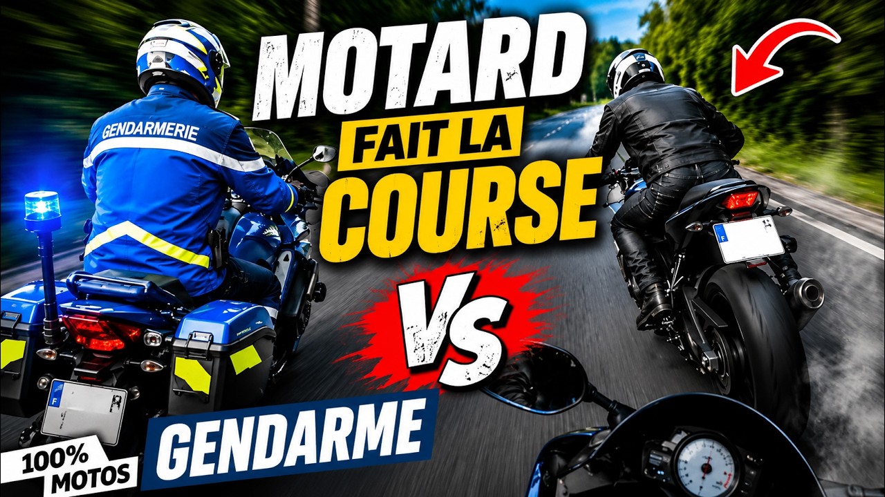 💥 MOTARD fait la COURSE avec un GENDARME | ROAD RAGE & DAILY OBSERVATION | FR