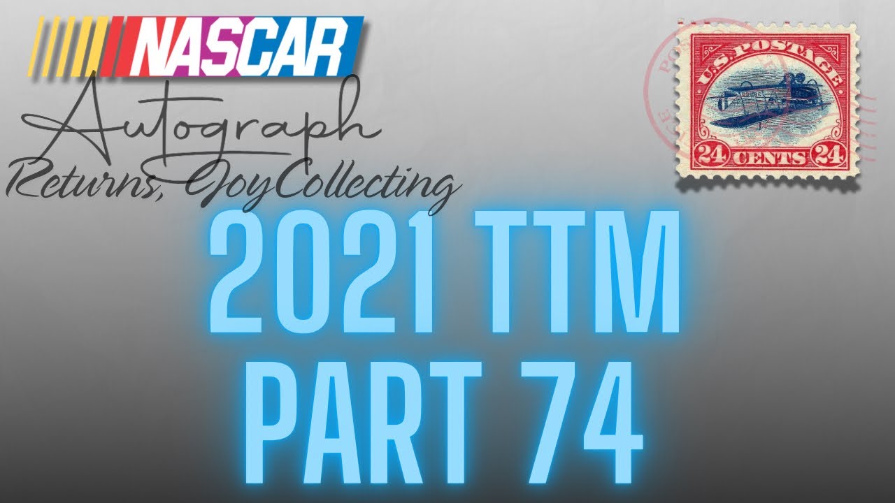 Part 74: NASCAR TTM Thursday Autograph Returns from Richard Petty & Todd Bodine October 29, 2021