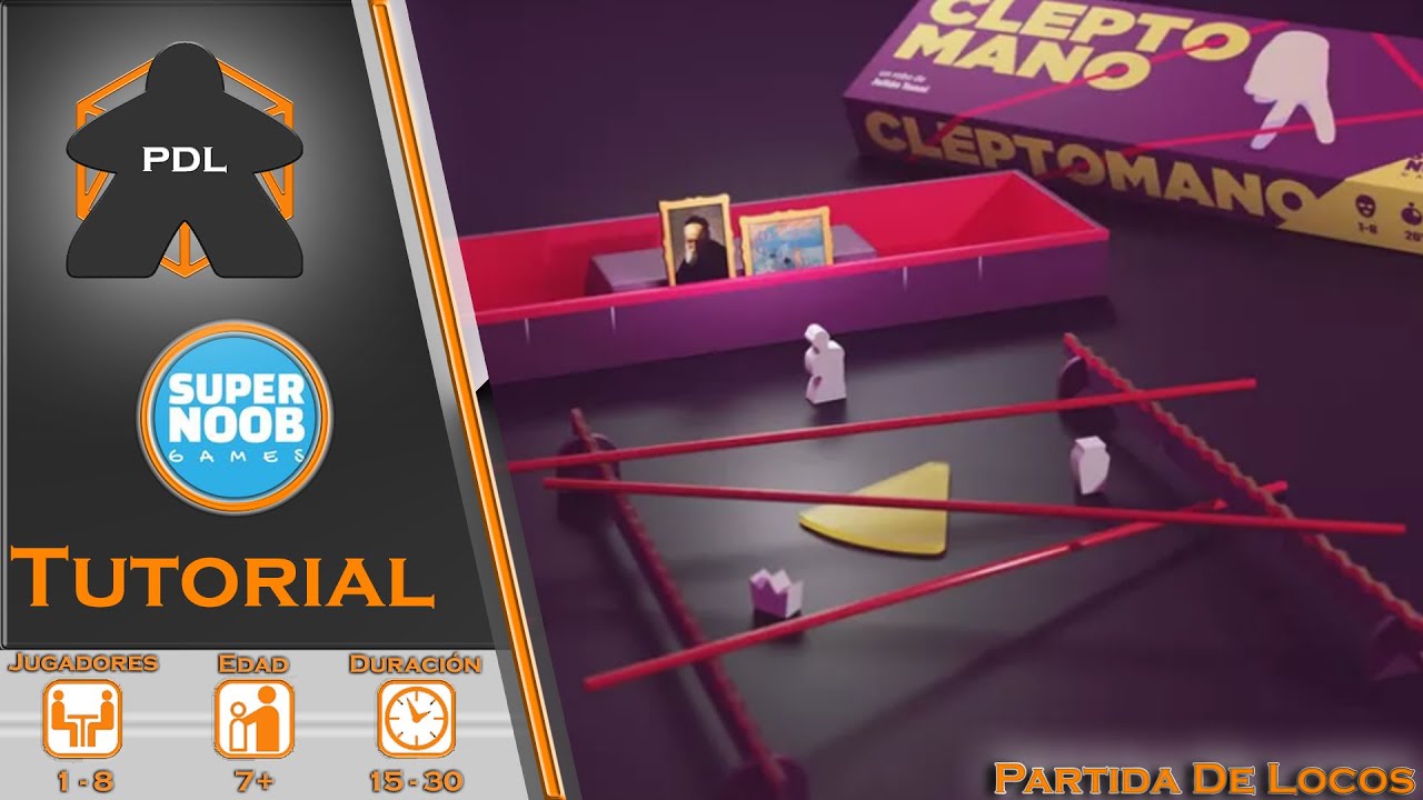Robá arte en Cleptómano | Tutorial | Julián Tunni | Super Noob Games | Partida de Locos