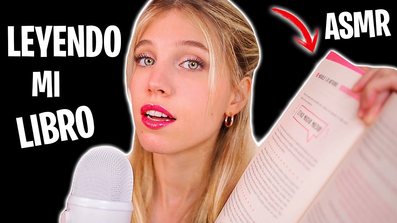 ASMR TE LEO HASTA QUE TE DUERMAS 📖 100% SUSURROS + CHIMENEA DE FONDO 💆🏼&zwj;♀️ LEYENDO MI PROPIO LIBRO