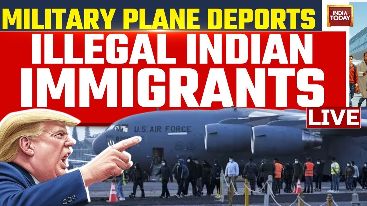 US Deports Indians News LIVE: Deported Indian Immigrants Land At Amritsar From US | India Today LIVE