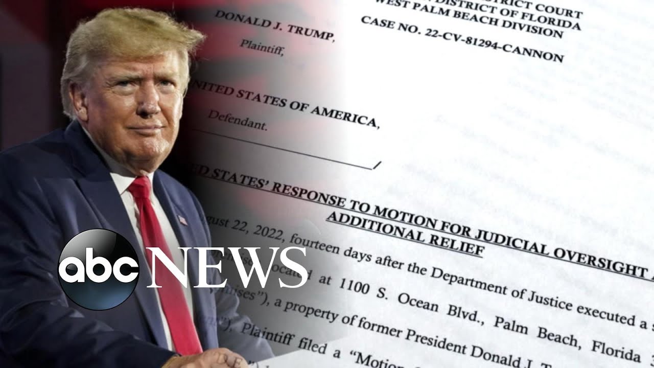 DOJ delivers blistering response to Trump's special master request l GMA