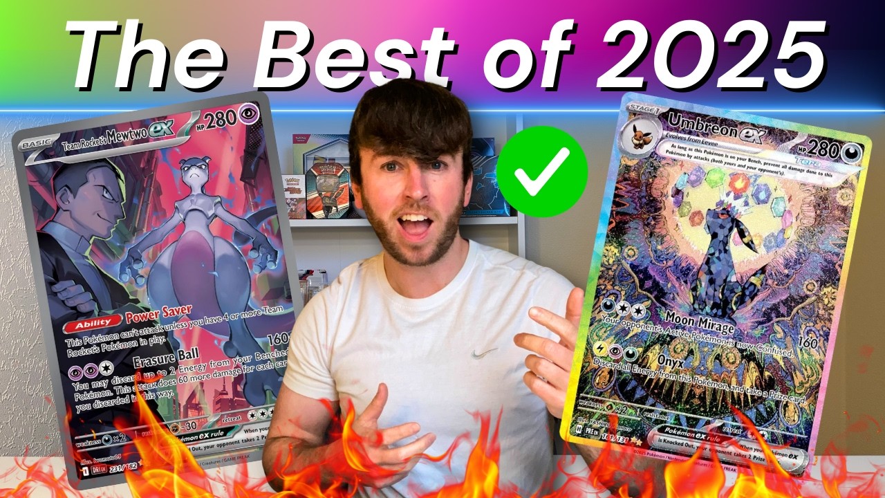 The TOP 20 Pokemon cards of 2025 (According to ChatGPT)