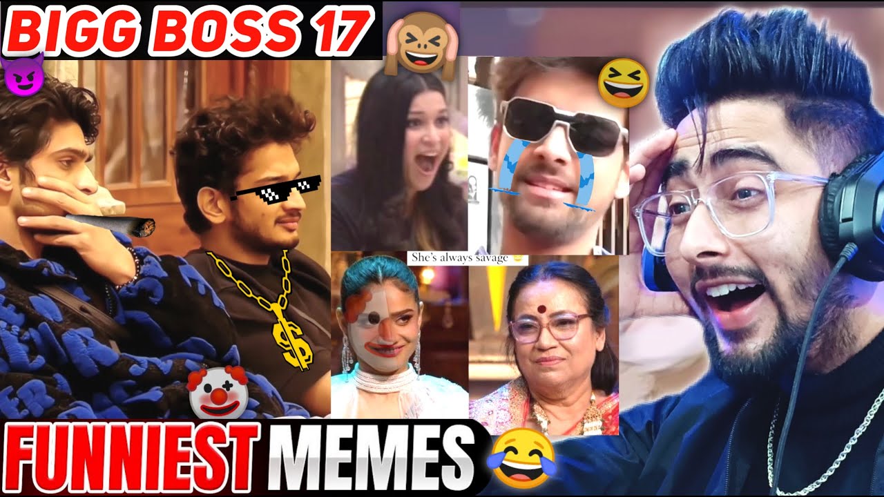Bigg Boss 17 Memes Reaction ft. Munawar Faruqui, Abhishek Kumar - Chanpreet Chahal