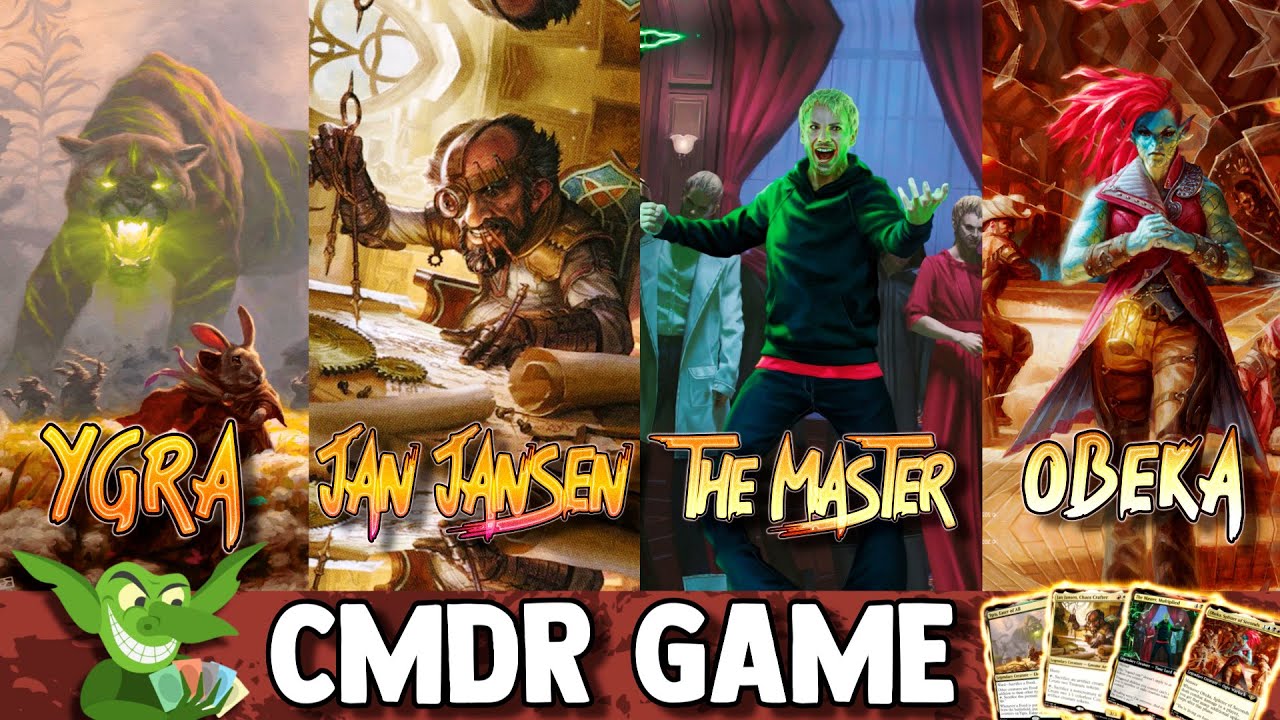 Ygra vs Jan Jansen vs The Master vs Obeka EDH / CMDR game play