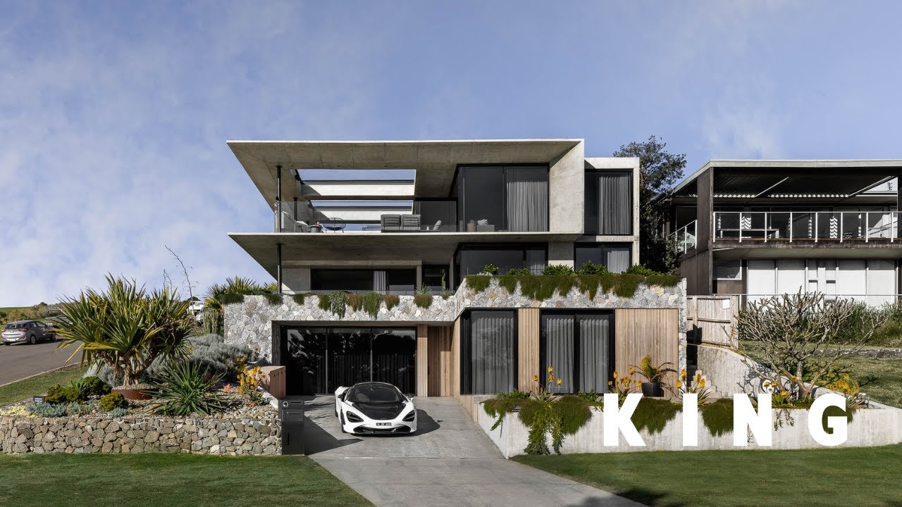 Inside a builder's sustainable home furnished with KING
