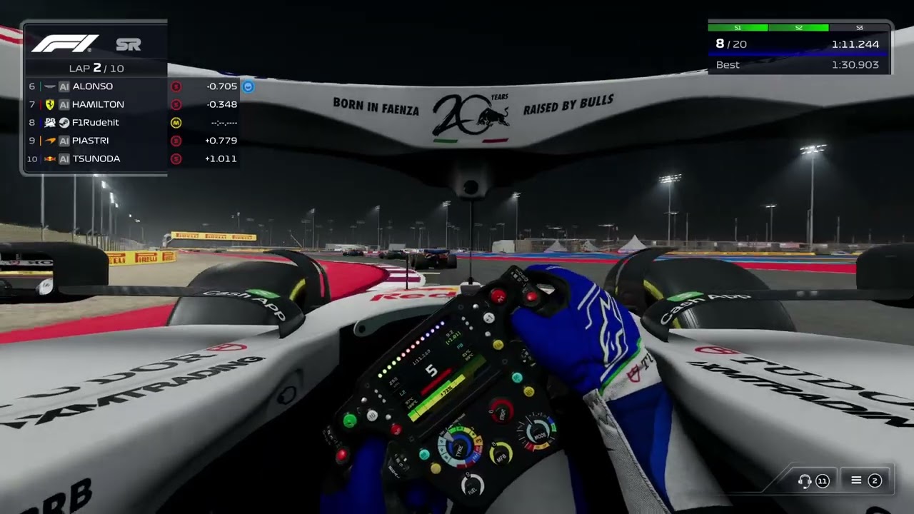 #55 F1 25 QATAR SPRINT RACE TWO PLAYER CAREER MODE #f1 #f125 #qatar #f1game #career #losail #vcarb