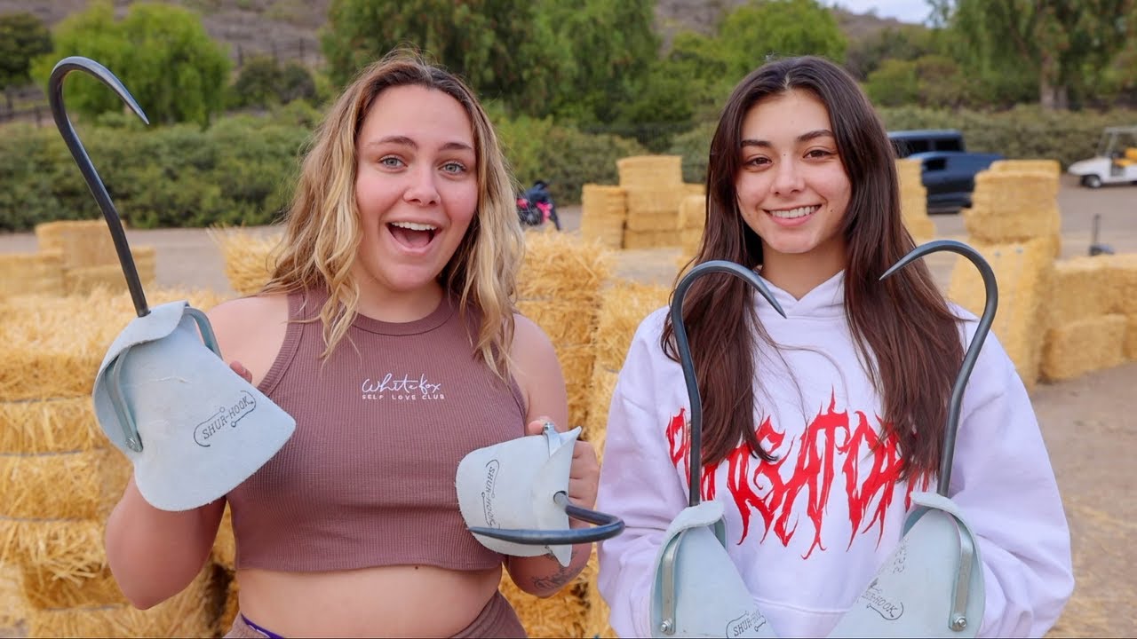 We Filled The Hype House With Hay!