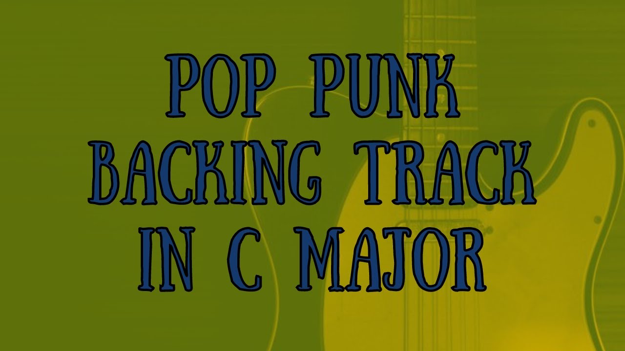 Pop Punk Backing Track in C major