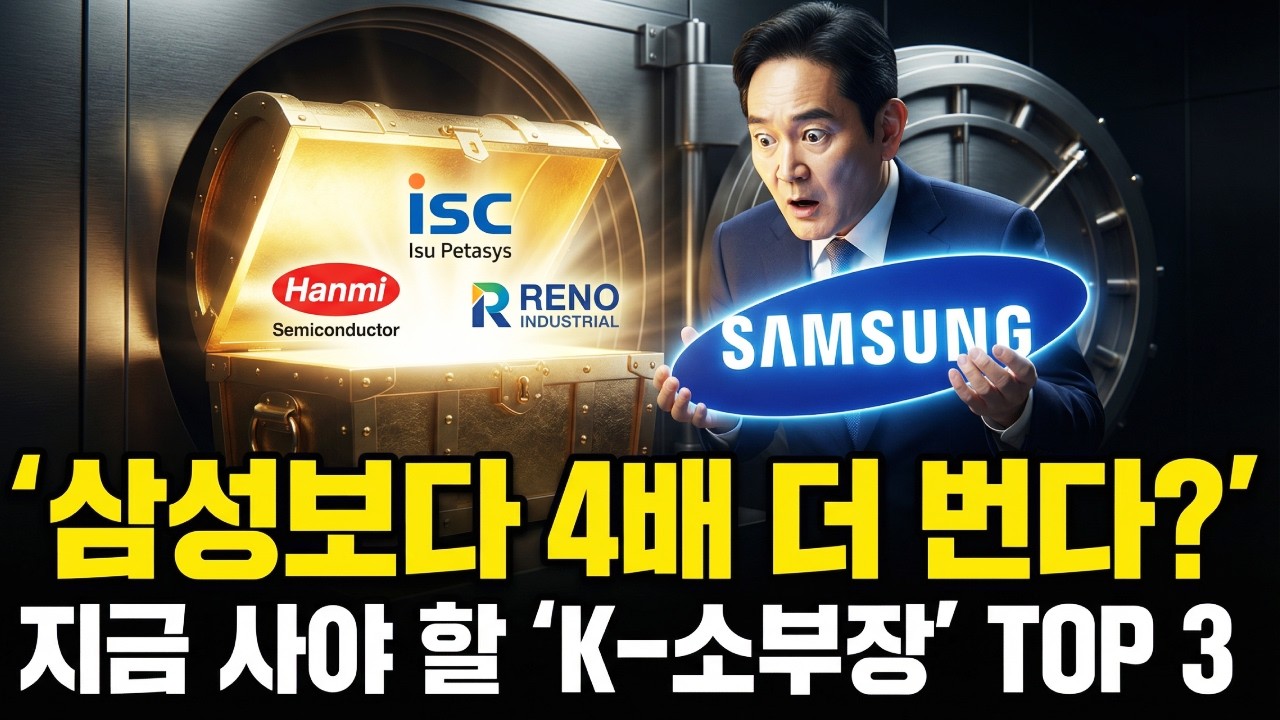 삼성전자보다 4배 더 번다? 지금 무조건 알아야 할 'K-소부장' TOP 3 (ETF 포함)