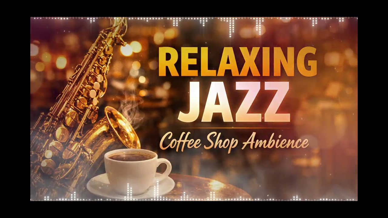 Relaxing Jazz Music ☕ Smooth Coffee Shop Jazz Playlist for Study, Work & Stress Relief