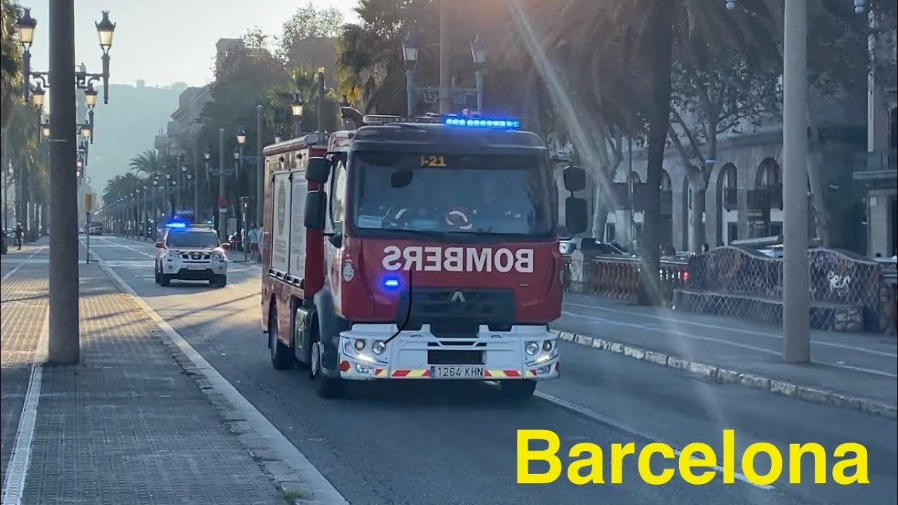 Bomberos, policía, ambulancias Barcelona // Fire, police, ems Barcelona