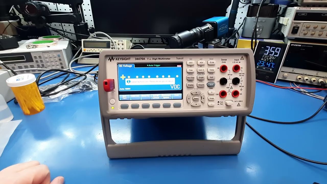 Keysight 34470A Repair (failed firmware update... AT FIRST) Part 1