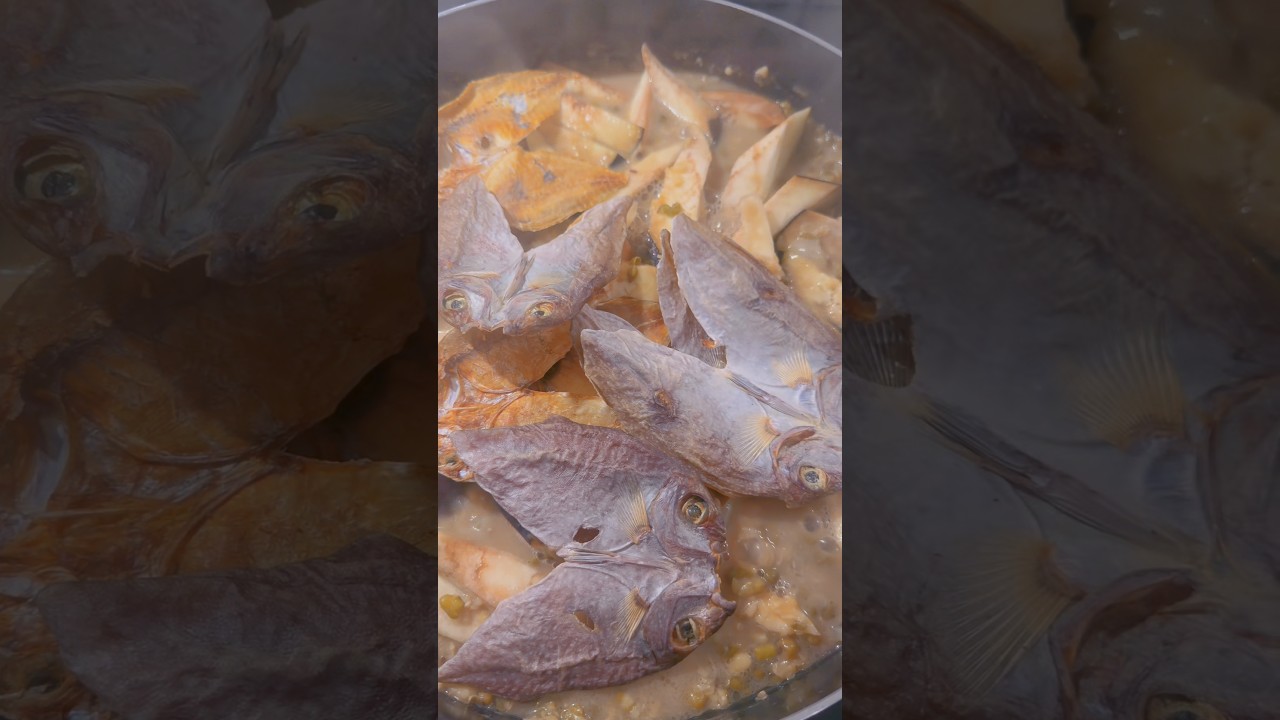 Ginisang Mongos With Dangit Bulad #pinoyabroadvlog #pinoyulam #pinoyfood #ginisangmonggo