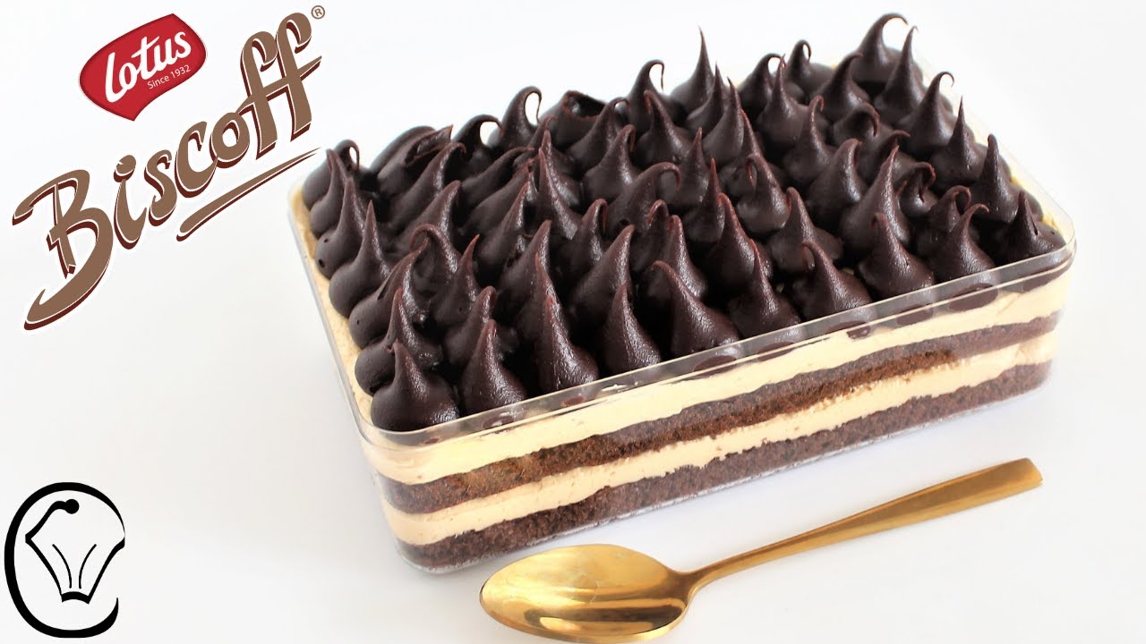 Biscoff Dessert Box Шоколадный торт Сгущенное молоко Buttercream Шоколадные трюфельные поцелуи