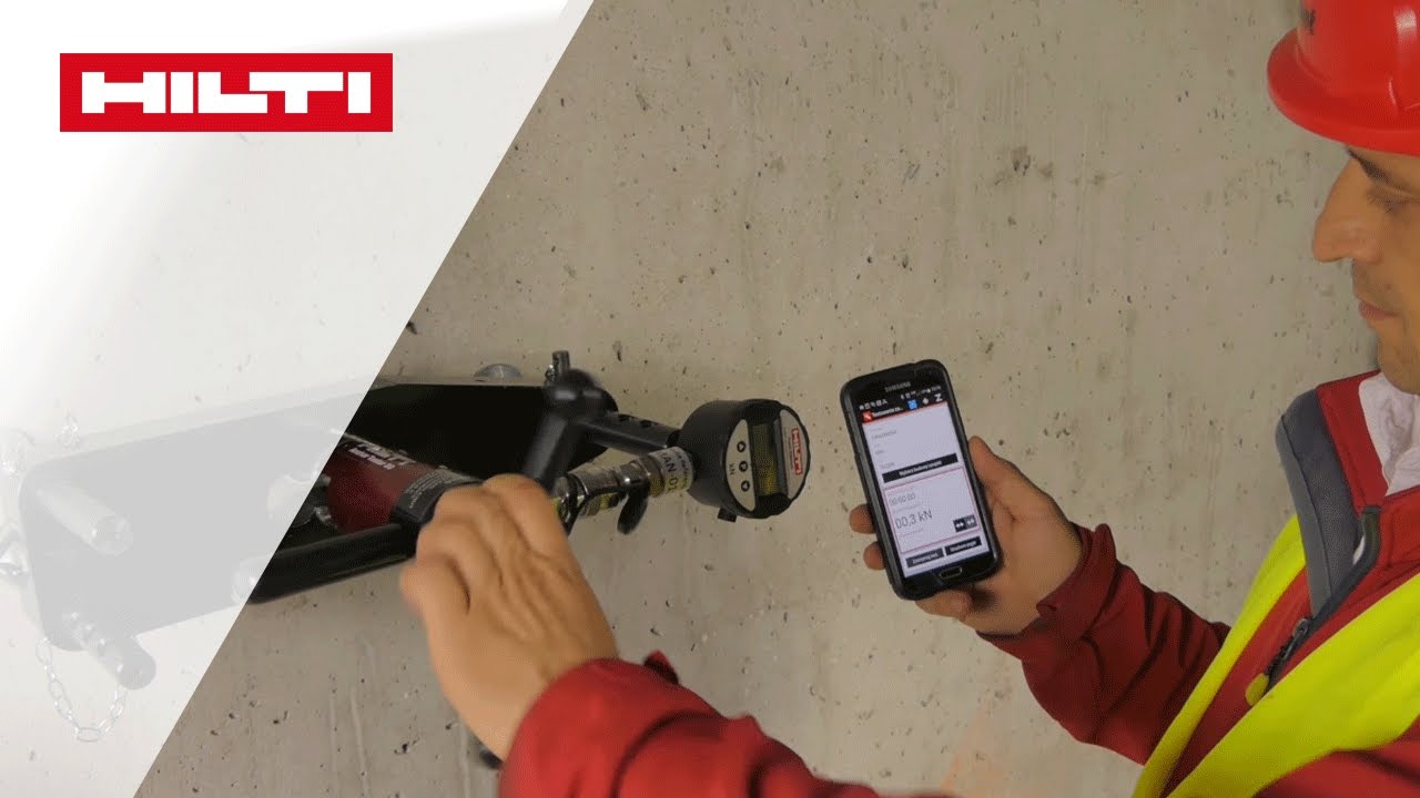 DEMO Belastungsversuch f&uuml;r Hilti D&uuml;bel und Bewehrungst&auml;be