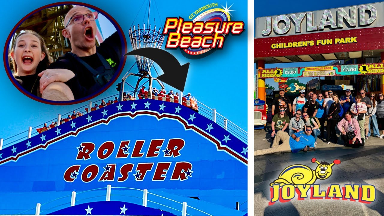 Great Yarmouth Pleasure Beach and Joy Land Vlog May 2025  | On-Ride POVs!