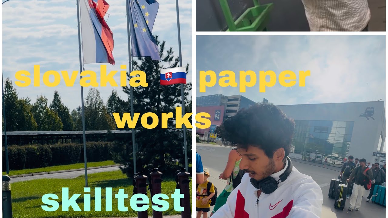 സ്ലോവാക്യയി🇸🇰 വിസയ്ക്ക് വേണ്ടി ഞാൻ ചെയ്‌ത പേപ്പർ works |skill test | submission