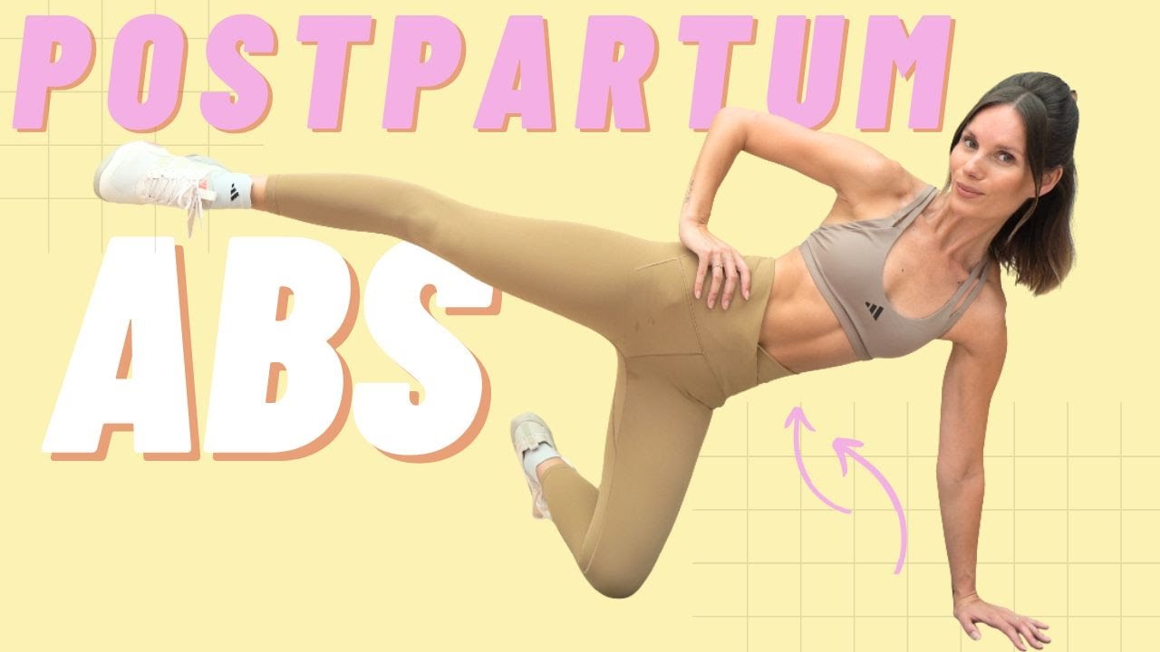 Flacher Bauch nach der Geburt - 20 MIN Postpartum ABS WORKOUT!