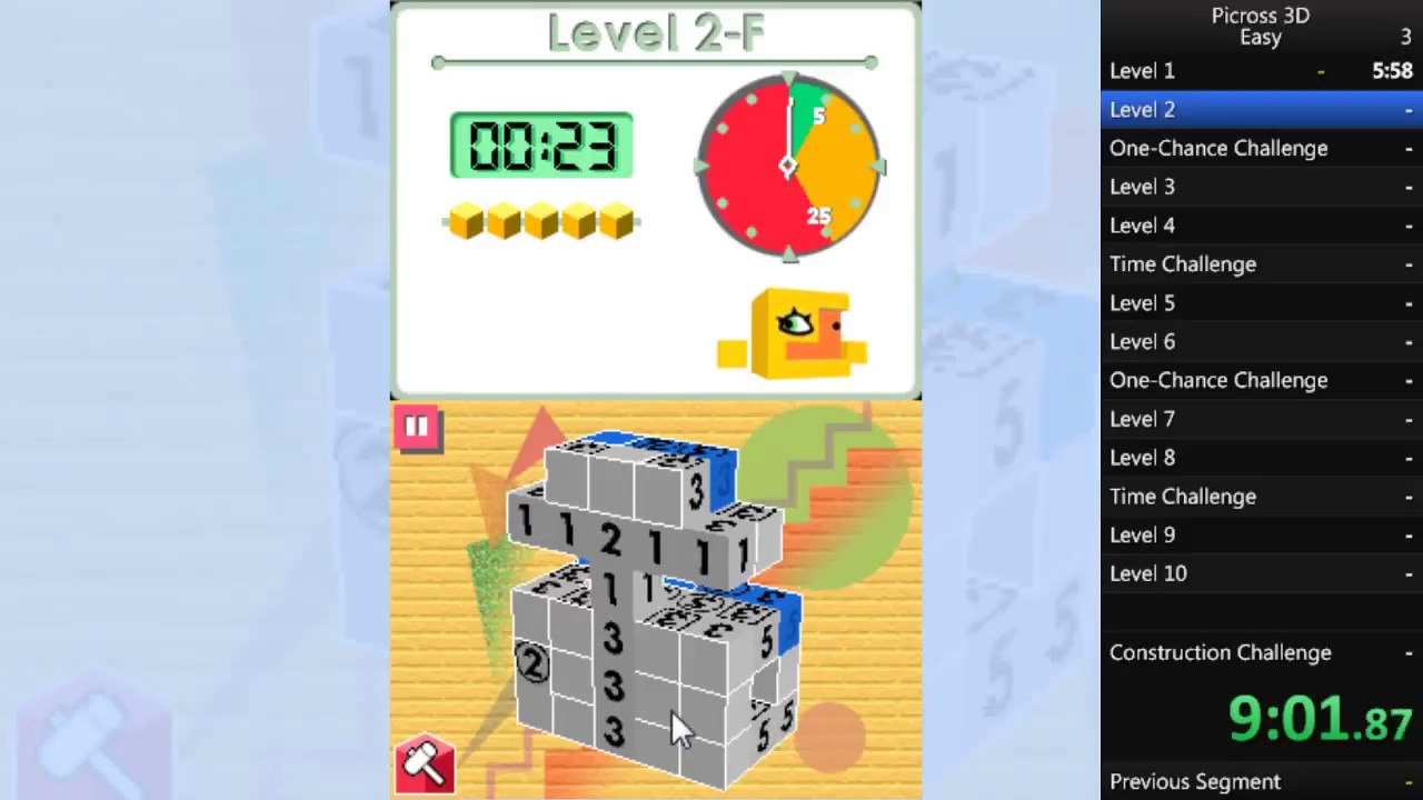Picross 3D: Easy in 2:12:06