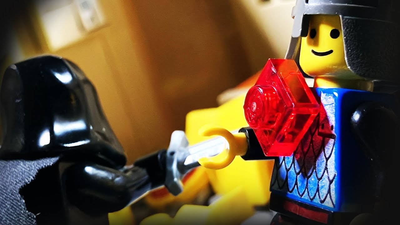 LEGO Stop Motion Sword Fight | Cinematic Dark Short Film