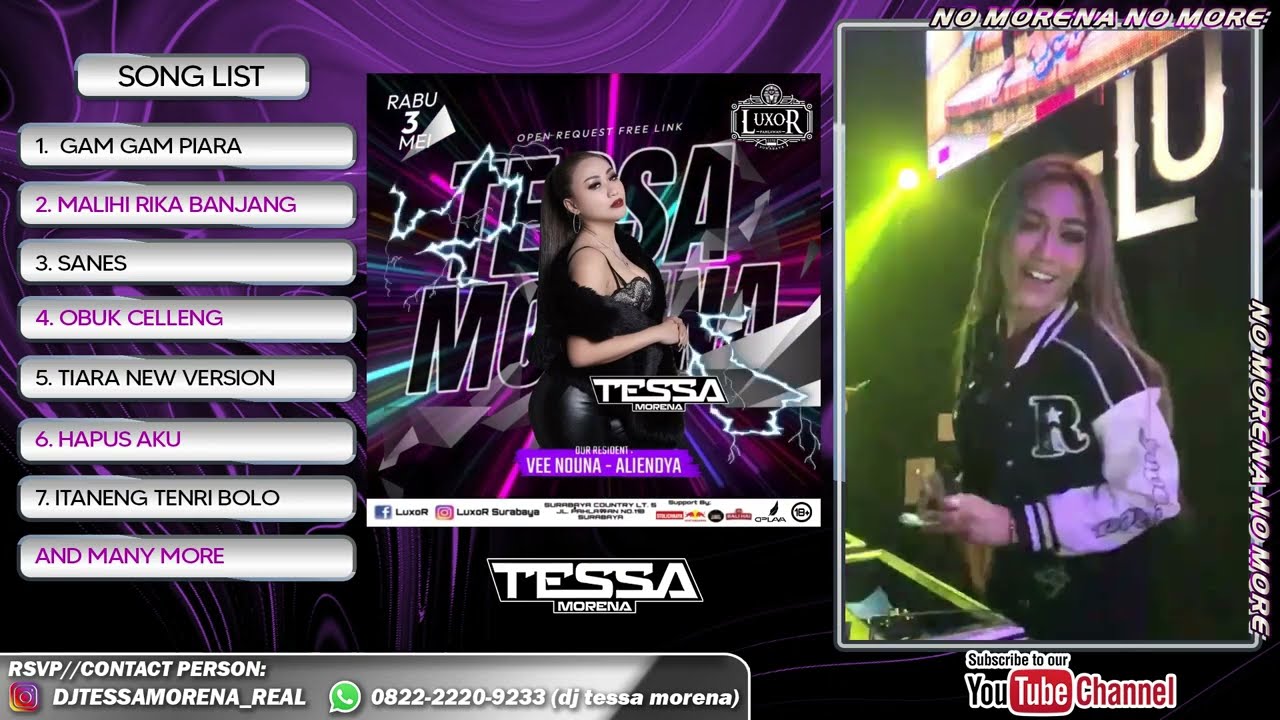 MIXTAPE FULL PERFORM LUXOR CLUB SURABAYA 2023 BY DJ TESSA MORENA